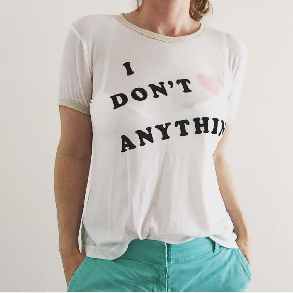 💕New Wildfox No Love Tee💕